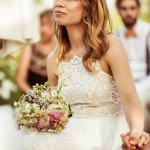 Corona de colores suaves con un toque silvestre