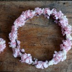 Corona de flores para comuniones y pajes de novia