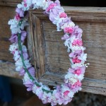 Corona de flores para comuniones y pajes de novia