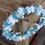 Corona de flores para comuniones y pajes de novia