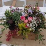 Flores para mesas de boda