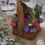 Flores para mesas de boda