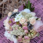 ramo de novia peonias rosas ramificadas