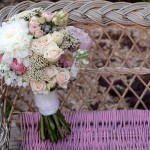 ramo de novia peonias rosas ramificadas