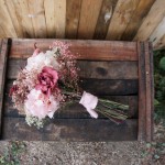 Ramo de novia romántico en tonos pastel