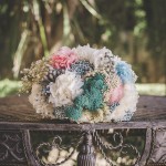 Ramo de novia en color menta