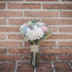 Ramo de novia en color menta