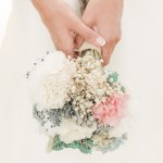 Ramo de novia en color menta