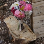 Ramo de novia con flores preservadas y secas